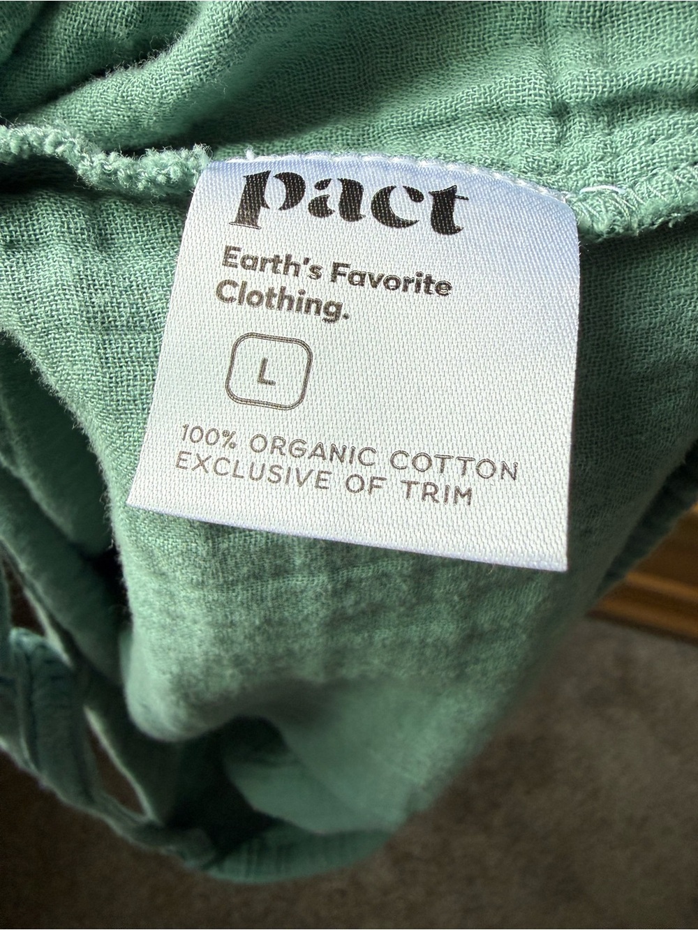 Pact Women's Sage Ruffled Tie-Hem Tank Top - Picture 4 of 4